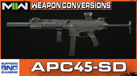 B&T APC45-SD Weapon Conversion - Call Of Duty Modern Warfare II - YouTube