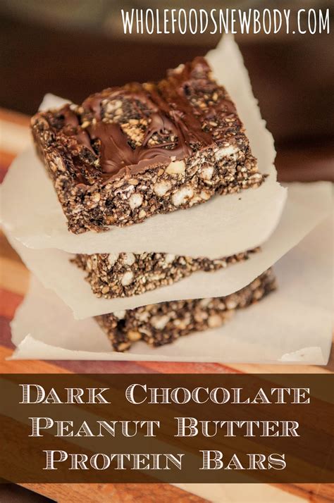 Whole Foods...New Body!: {Dark Chocolate Peanut Protein Bar}