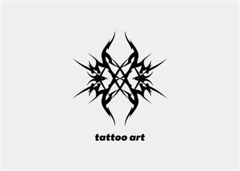 Premium Vector | Tribal illustration of devil horn tattoo horn art