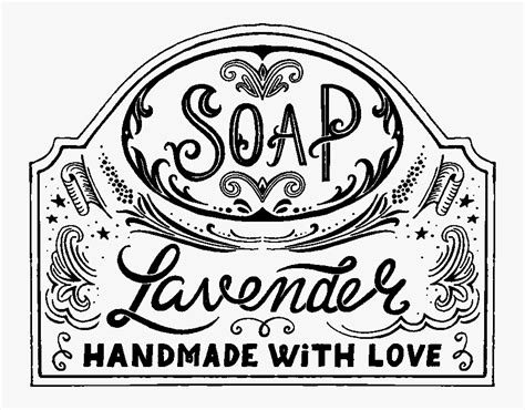 Handmade Soap Labels Vintage , Free Transparent Clipart - ClipartKey