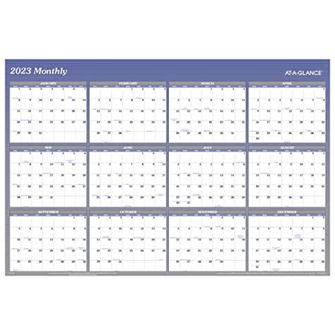 Best At-A-Glance Horizontal Erasable Wall Planner