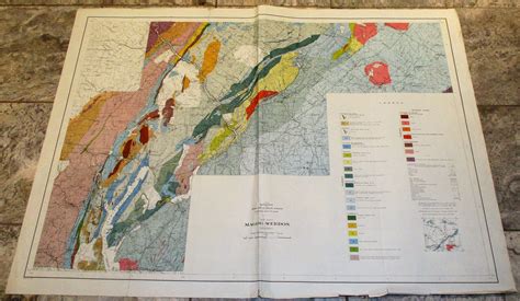 1950 Geological and Mining Map Large Colorful Map | Etsy in 2022 | Colorful map, Geology, Map