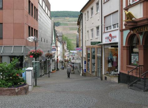 Pedestrian Street in Bingen Germany (Rhine Region)