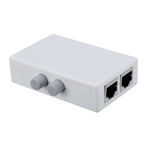 Mayitr Mini 2 Port RJ45 RJ 45 Network Switch Box Ethernet Switcher 2 ...