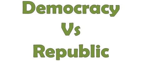 Difference Between Democracy and Republic (with Comparison Chart) - Key ...