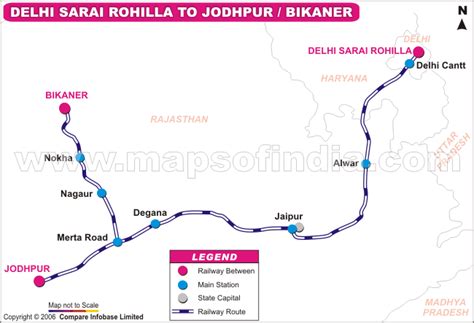 12463/Rajasthan Sampark Kranti Express Route Map, Delhi Sarai Rohilla ...