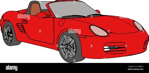 red sports car vector Stock Vector Image & Art - Alamy