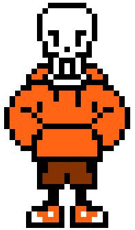 Underswap Papyrus Sprite by LukeTheDeadpoolFan on DeviantArt