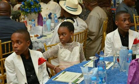 Photos: Governor Nyesom-Wike, his wife and children at state banquet ...