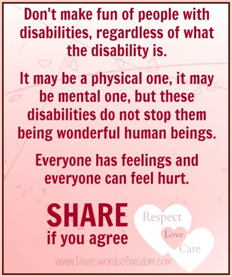 Daveswordsofwisdom.com: Disabilities