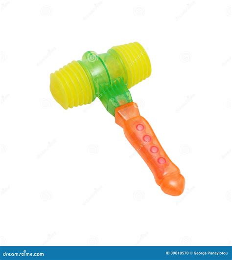 Toy hammer stock photo. Image of object, green, yellow - 39018570