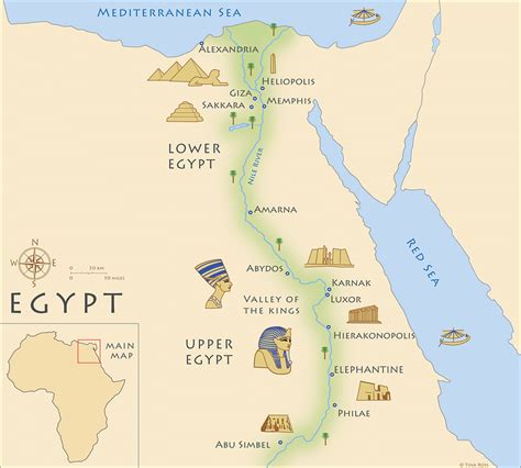 Map of Ancient Egypt (Illustration) - Ancient History Encyclopedia