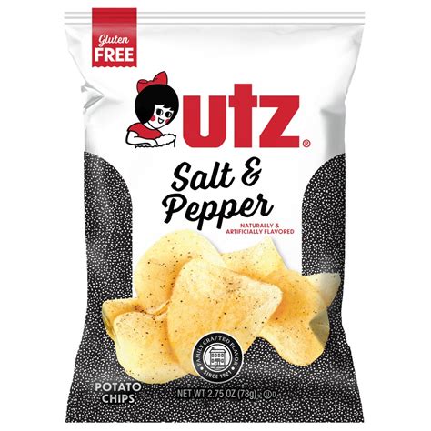 Utz Salt & Pepper Potato Chips – Utz Quality Foods