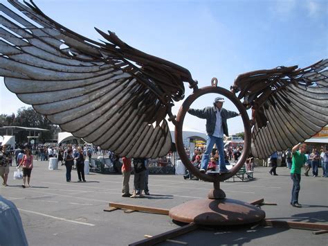 metal wings sculpture - Google Search | Kinetic sculpture, Sculpture, Sculpture art