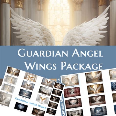 Guardian Angel Wings 29 X Digital Backdrops, Maternity Backdrop Overlays, Photography Digital ...