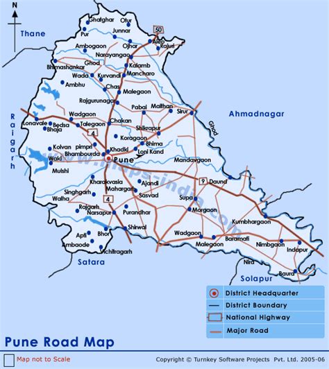 Pune Road Map,Road Map Pune