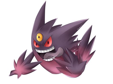 Mega Gengar by Sparkru-chan on DeviantArt