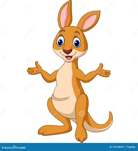 Kangaroo Vector Illustration | CartoonDealer.com #9918216