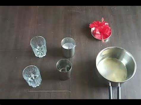 ACID BASE TEST WITH CHINA ROSE INDICATOR - YouTube