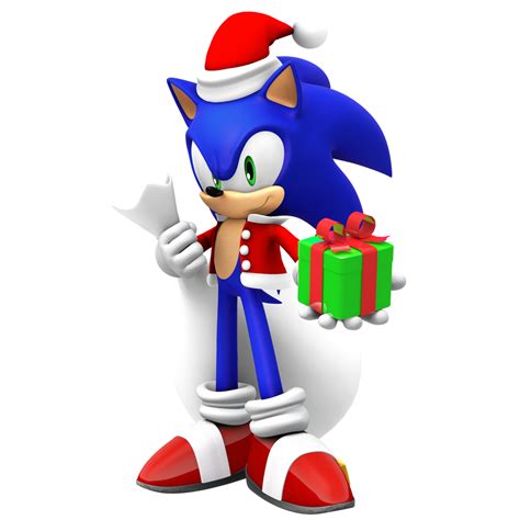 Modern Christmas Sonic by Nibroc-Rock on DeviantArt