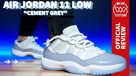 Air Jordan 11 Low Cement Grey - YouTube