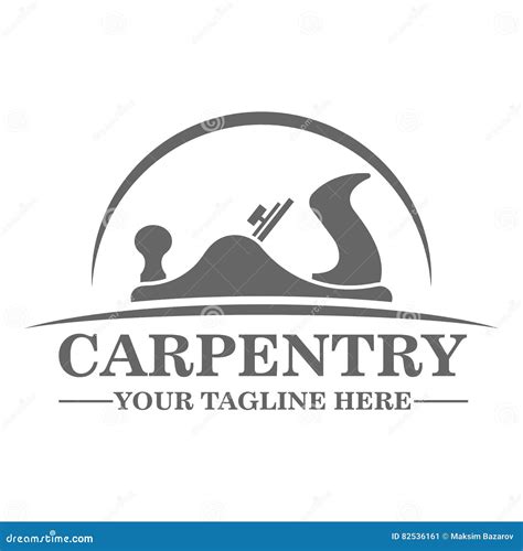 Carpentry Logo Template Design Stock Vector - Illustration of hammer ...