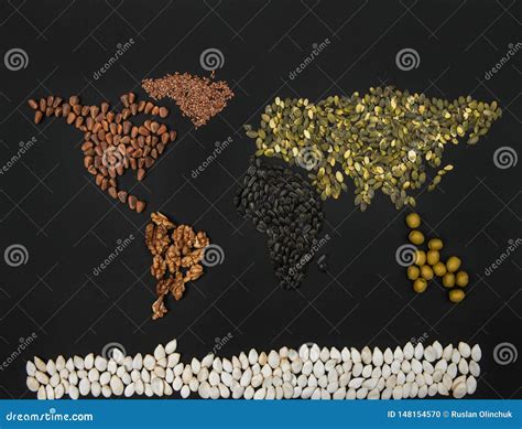 World Map from Different Seed: Stock Photo - Image of fresh, background: 148154570