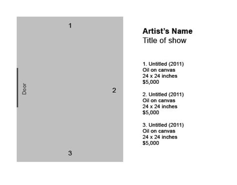 How To Label Artwork in an Exhibition | The Practical Art World