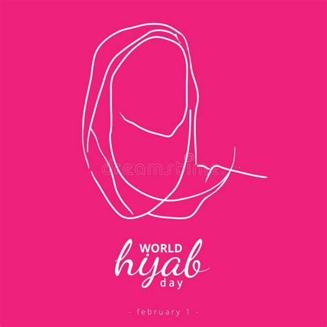 World Hijab Day Suitable for Logo, Social Media, Banner and Poster Stock Vector - Illustration ...