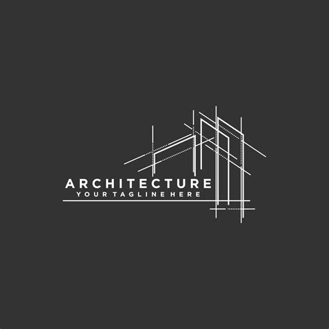 design de logotipo de arquitetura, modelo de design de marca de empresa ...