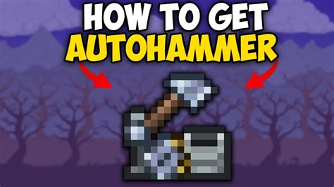 How to Get Auto hammer in Terraria 1.4.4.9 | Auto hammer terraria - YouTube