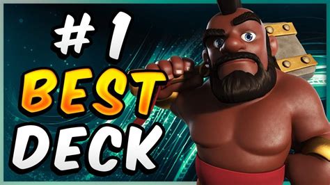 #1 BEST HOG RIDER DECK in CLASH ROYALE! 🏆 - YouTube