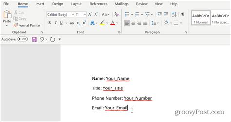 How to Create Fillable Forms in Microsoft Word