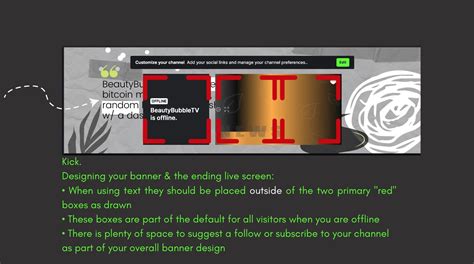 ˗ˏˋ BeautyBubbleTV ˎˊ˗ on Twitter: "Quick notes on banner design for Kick • Minimum image size ...