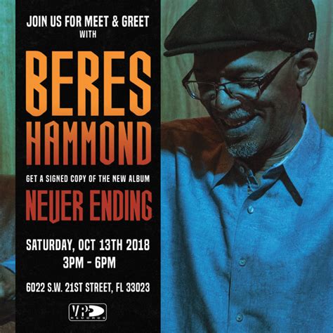 VP RECORDS TO RELEASE BERES HAMMOND’s NEW ALBUM “NEVER ENDING” ON ...