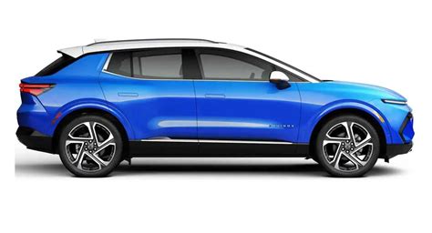 Chevrolet Equinox EV Surfaces Online With Two-Tone Blue And White Paint ...