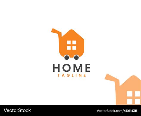 Home and house shop store logo template house Vector Image