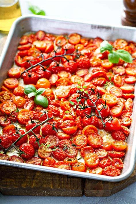 Garlic Roasted Cherry Tomatoes Recipe | The Novice Chef