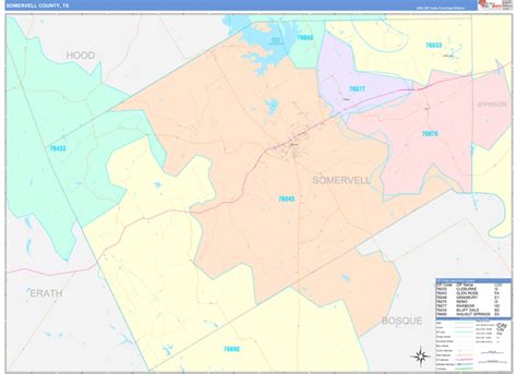 Map Books of Somervell County Texas - marketmaps.com