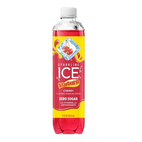 Starburst Sparkling Ice Water - Cherry, 17 oz. | Rural King