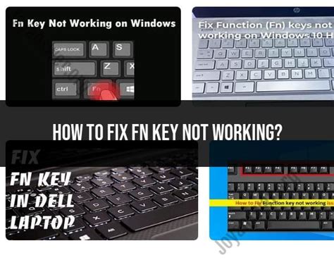 Fixing the Fn Key Not Working: Keyboard Troubleshooting - JoyAnswer.org