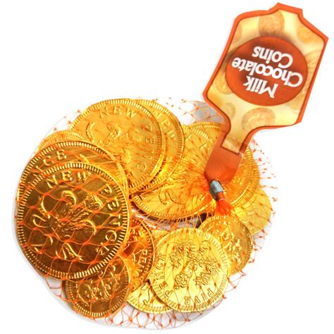 Bulk Chocolate Coins 30 x 50grams - Christmas Chocolate - treasureislandsweets.co.uk