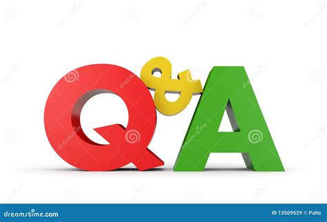 Question and answer stock illustration. Illustration of require - 13509529