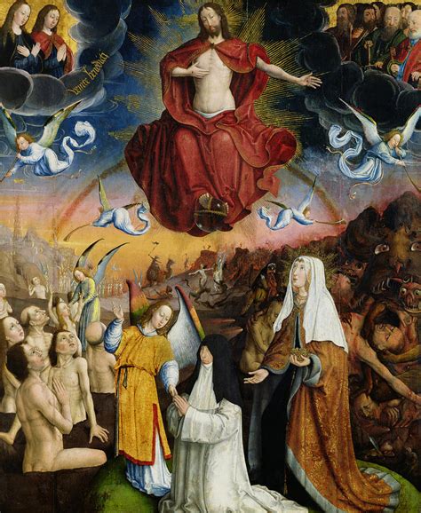 The Last Judgment Painting by Jean the Elder Bellegambe