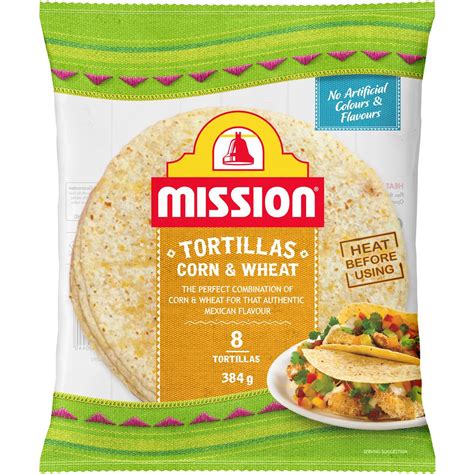 Mission Corn & Wheat Tortillas 384g | Woolworths