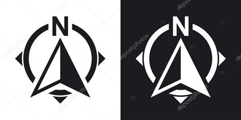 North direction compass icons Stock Vector by ©RealVector 111566530