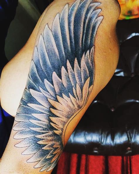 Wings tattoo by sarb | Tattoos, Wings tattoo, Tribal tattoos