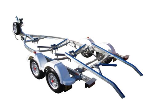 TANDEM AXLE TILTING SKID BOAT TRAILER WITH BRAKES | Boeing Trailers