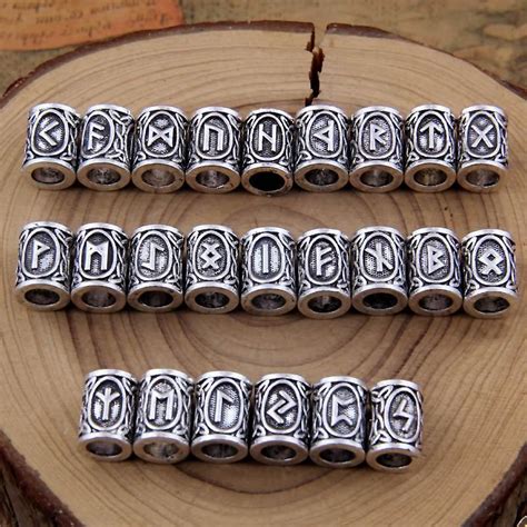 Rune Hair Bead Set | Viking runes, Hair beads, Viking jewelry