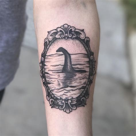 Framed Nessie by Ben Ervin at Broken Clover Tattoo in Tucson Arizona. | Clover tattoos, Tattoos ...